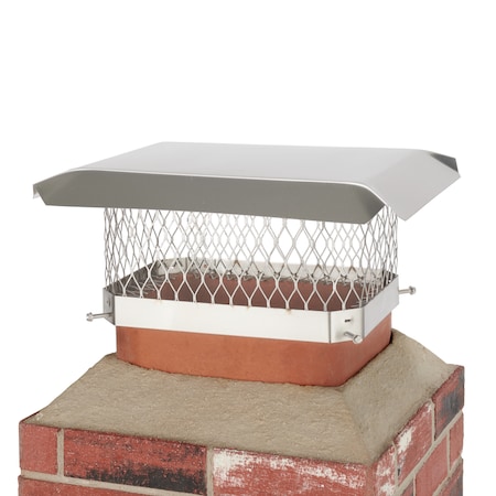 Hy-C HY-C Shelter various in. Galvanized Stainless Steel Chimney Cover SCSS913